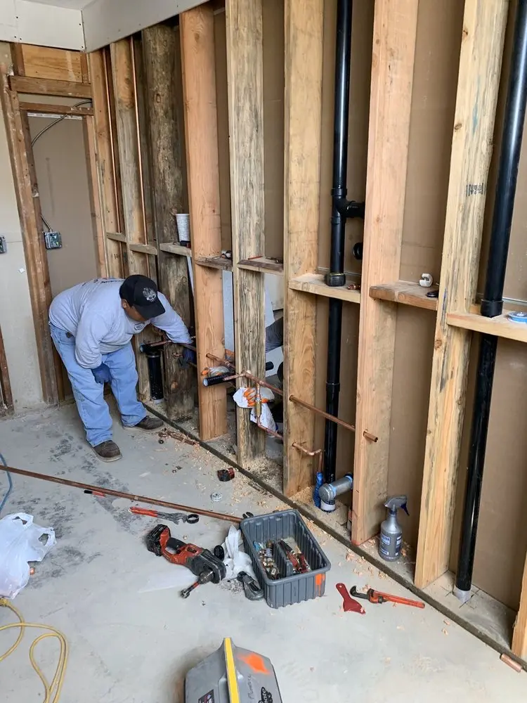 Commercial rough-in plumbing for Gas Line Repair in Whitackers Court